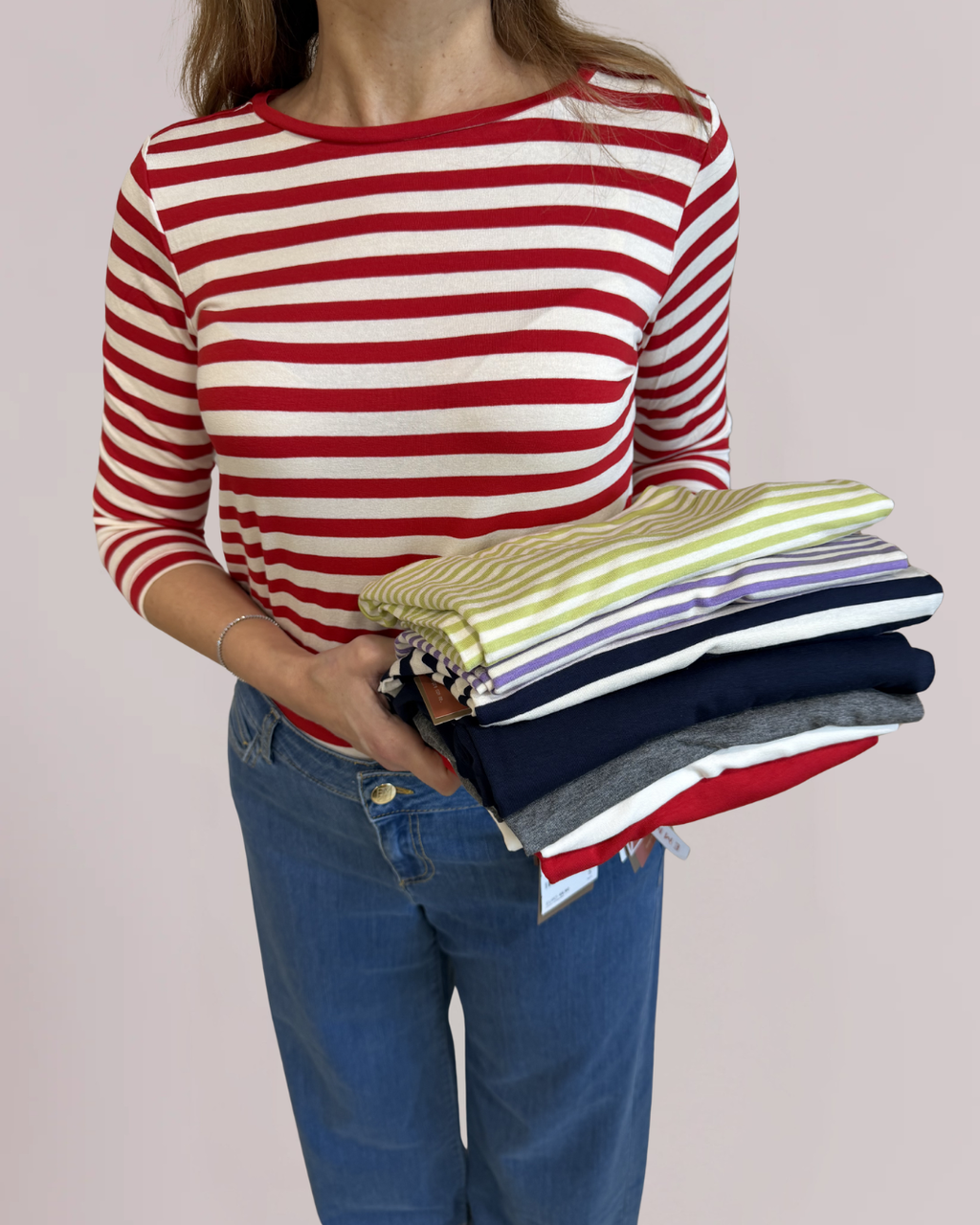 EMME MARELLA - T-shirt manica a tre quarti