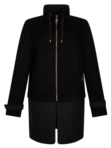 LIU JO-Giaccone scuba e trapunta removibile