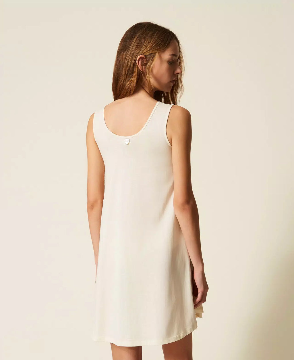 TWINSET - Maxi top con ricamo crochet