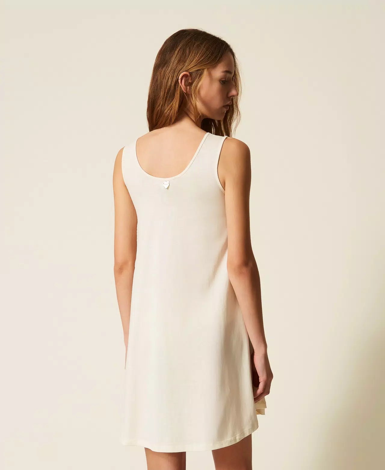 TWINSET - Maxi top con ricamo crochet