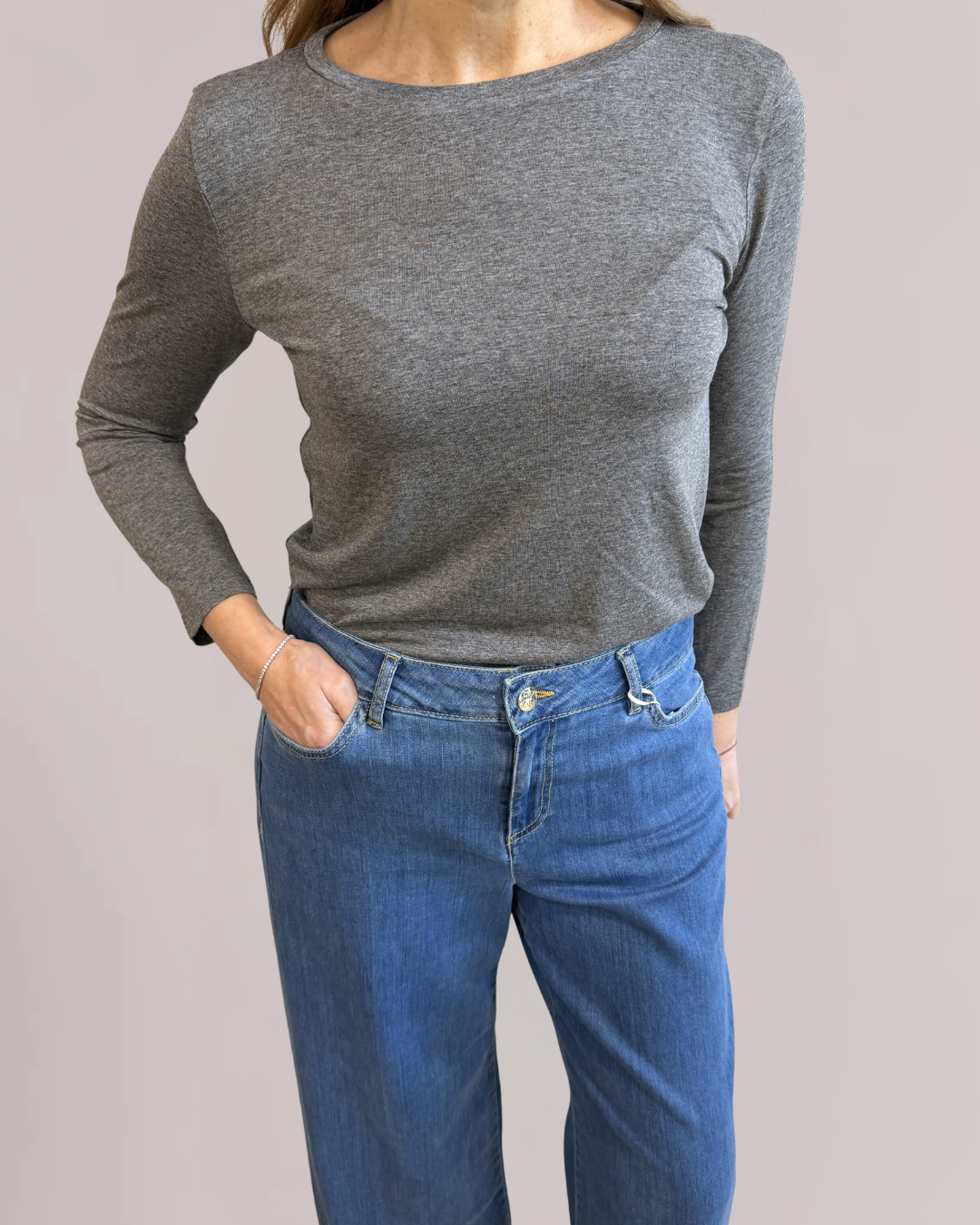 EMME MARELLA - T-shirt manica a tre quarti