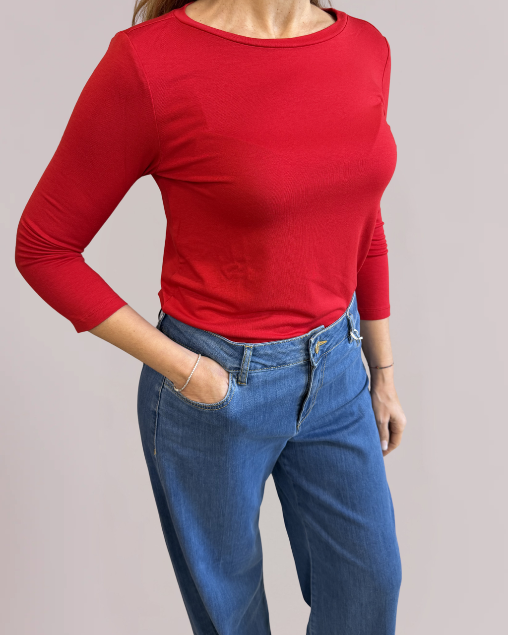 EMME MARELLA - T-shirt manica a tre quarti