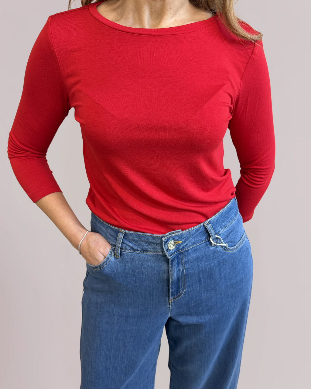 EMME MARELLA - T-shirt manica a tre quarti