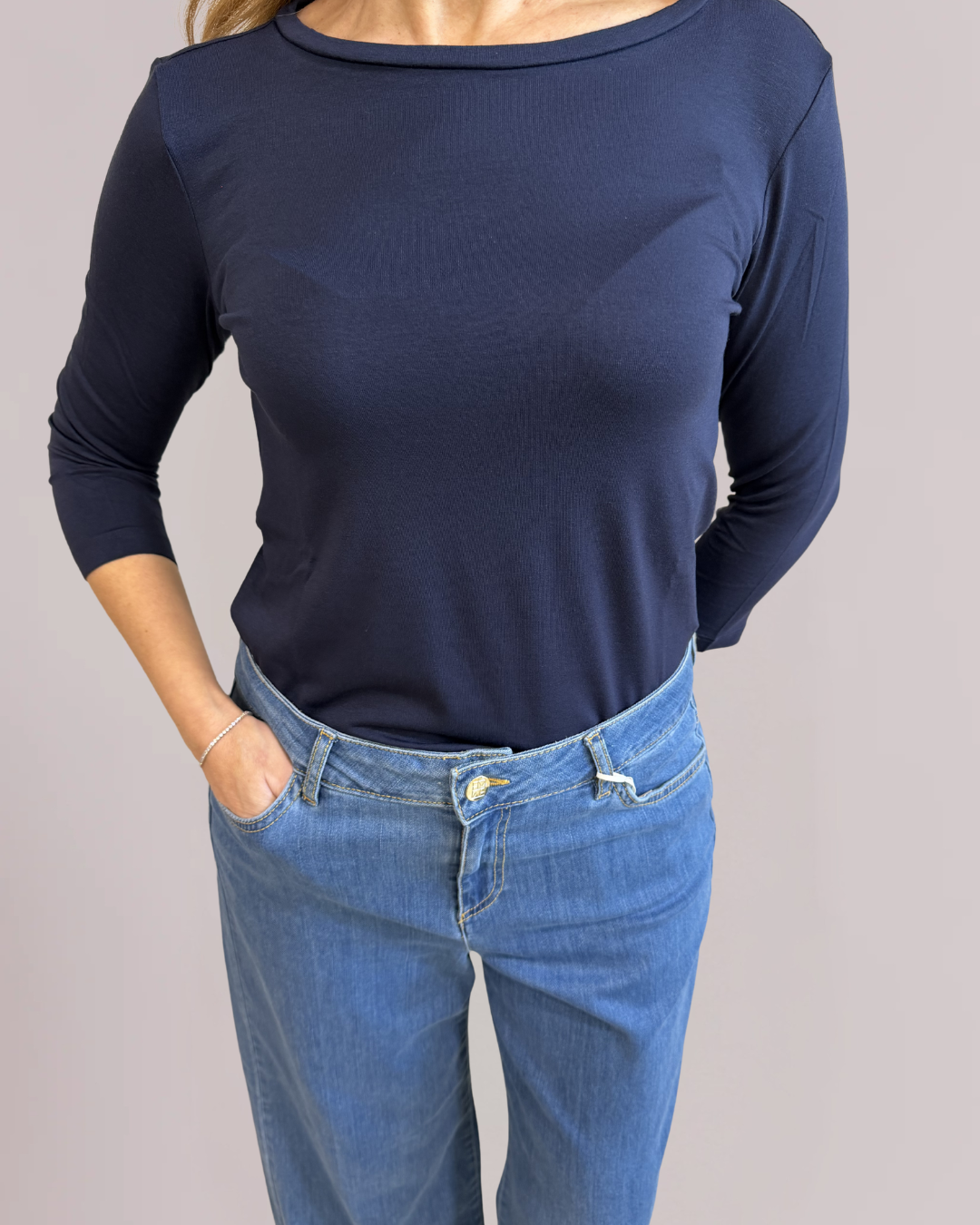 EMME MARELLA - T-shirt manica a tre quarti