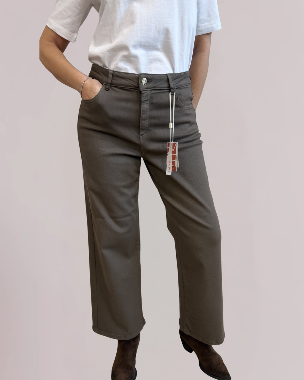 EMME MARELLA - Pantalone cropped Emme Marella