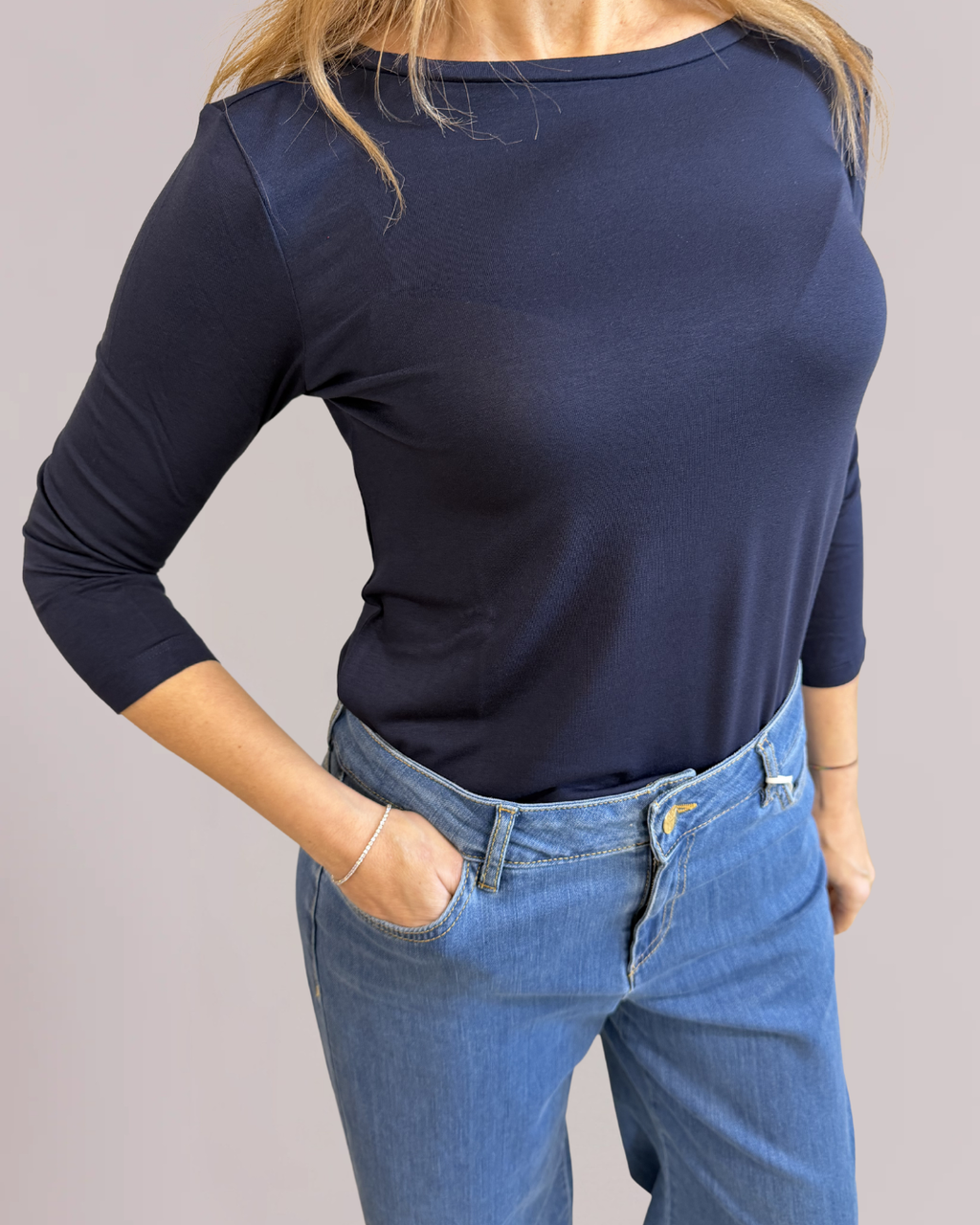 EMME MARELLA - T-shirt manica a tre quarti