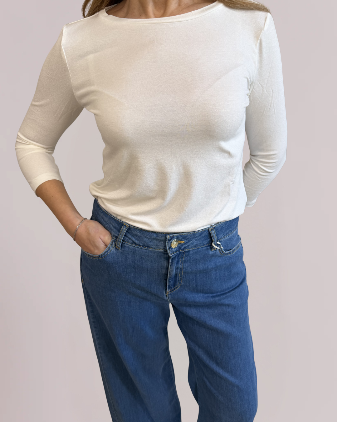 EMME MARELLA - T-shirt manica a tre quarti
