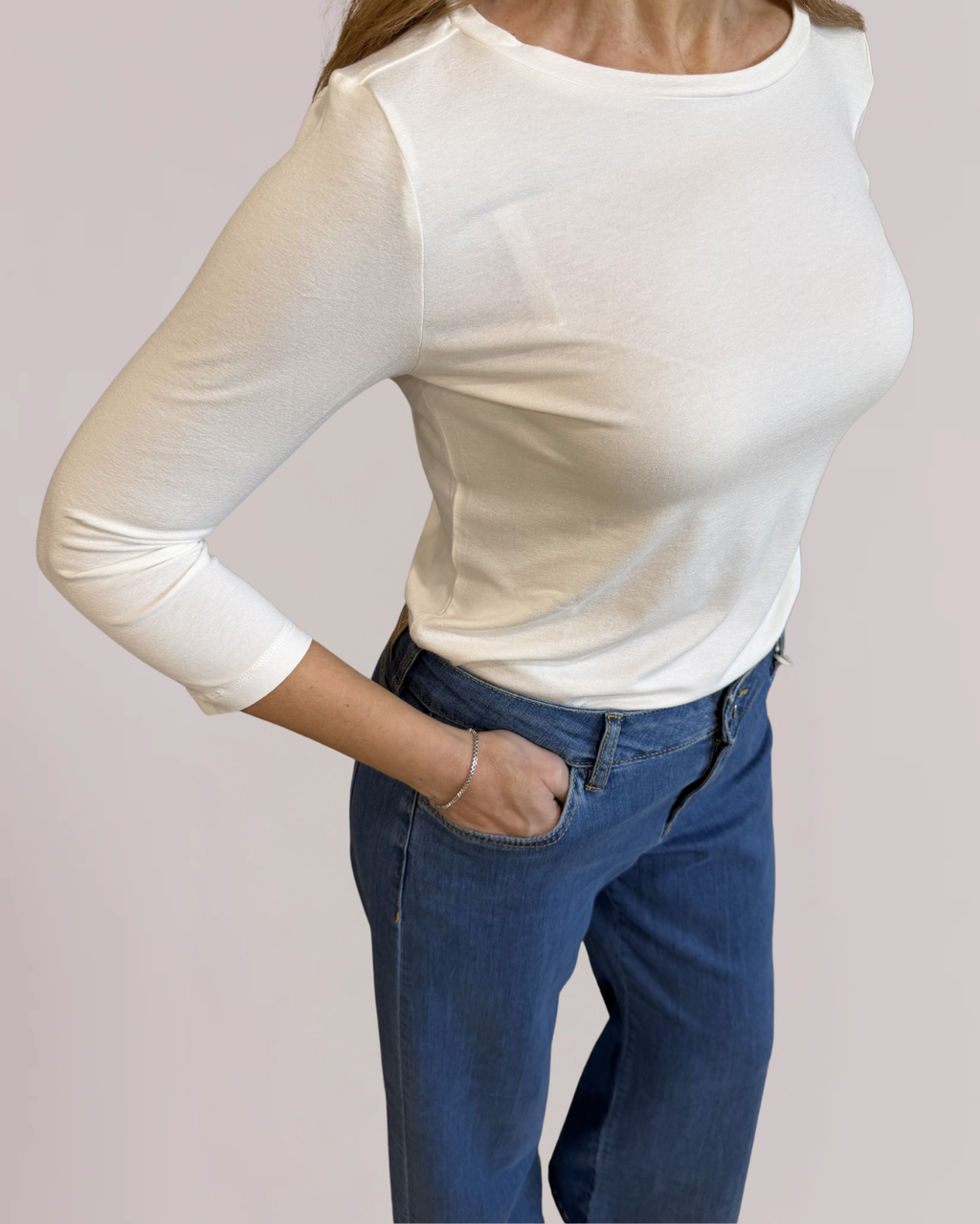 EMME MARELLA - T-shirt manica a tre quarti