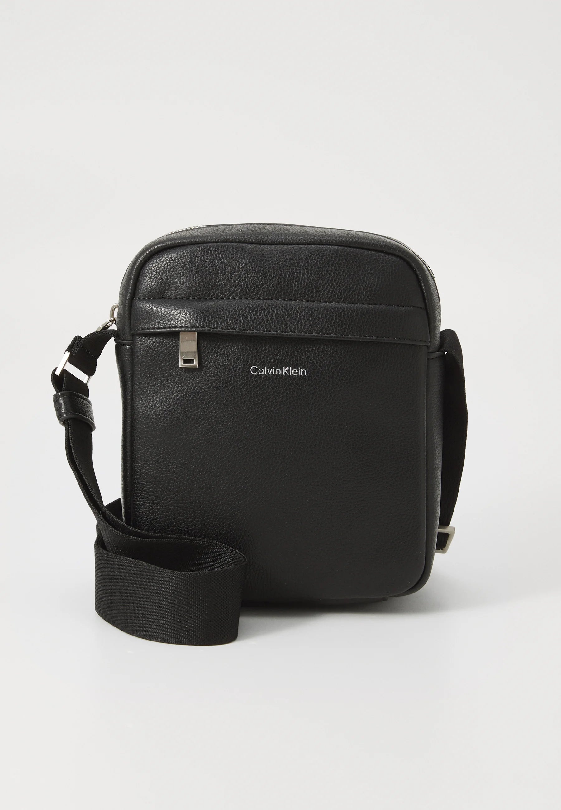 CALVIN KLIEN - Borsa a tracolla nera in pelle