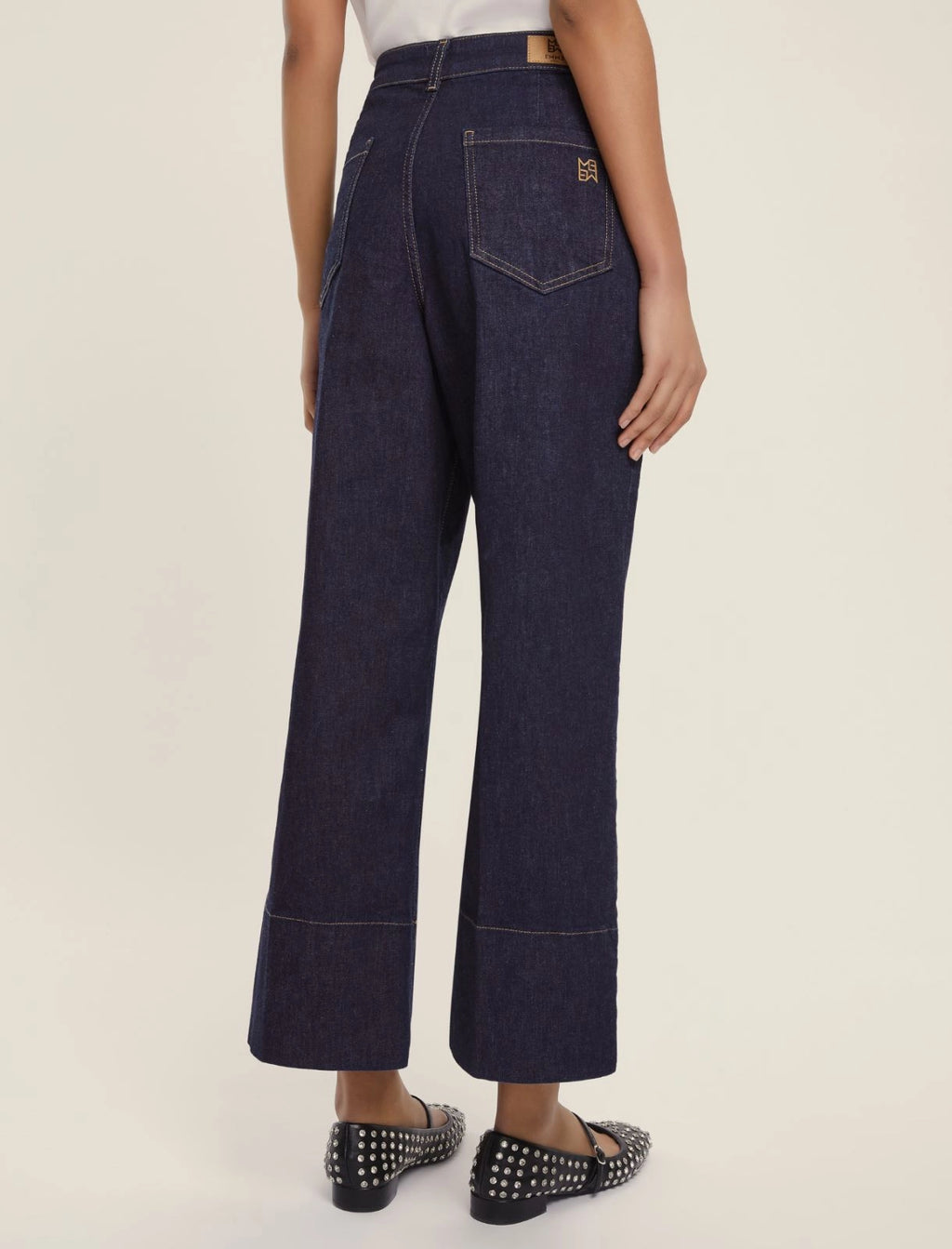 EMME MARELLA Jeans dritto stretch - BLU NOTTE