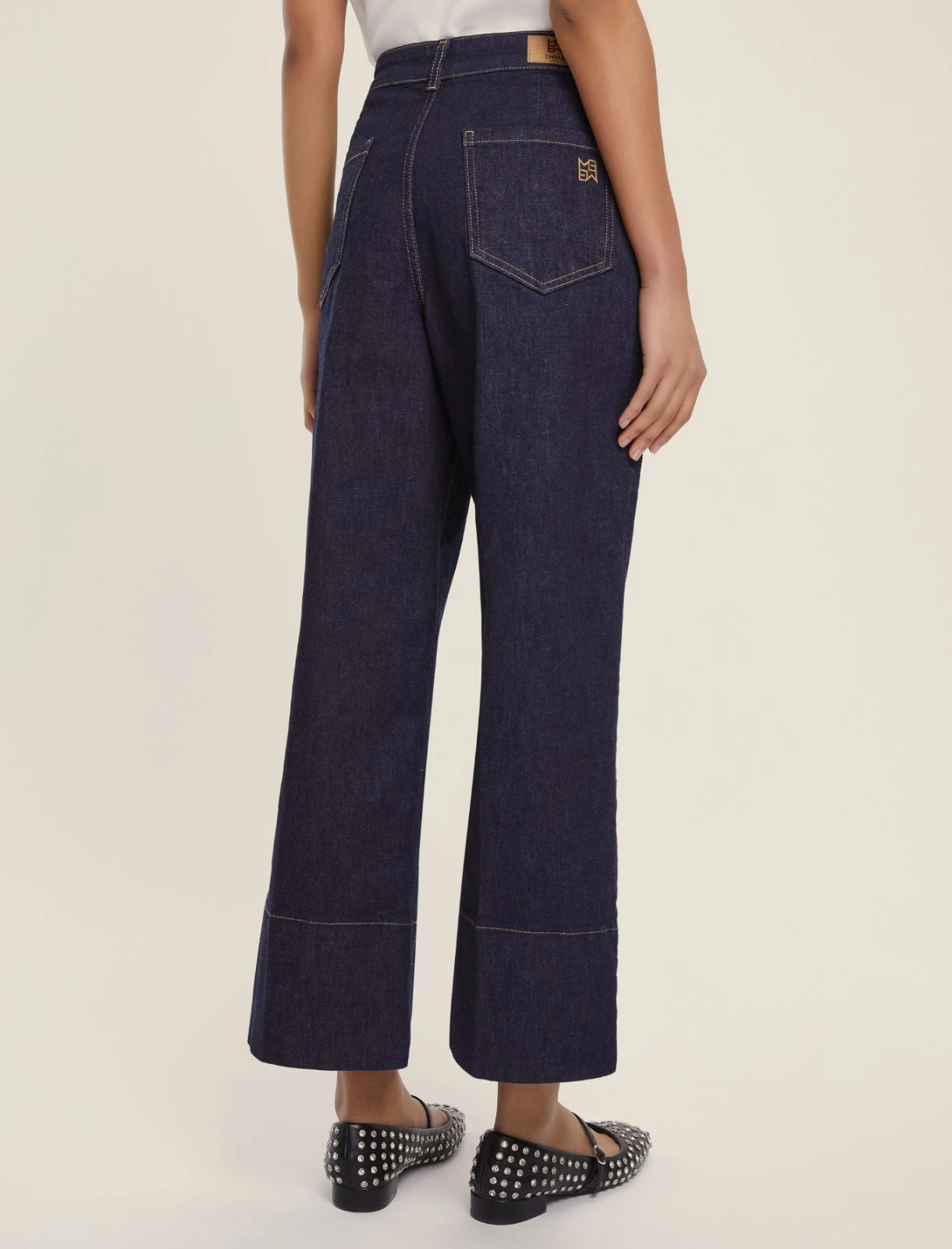 EMME MARELLA Jeans dritto stretch - BLU NOTTE