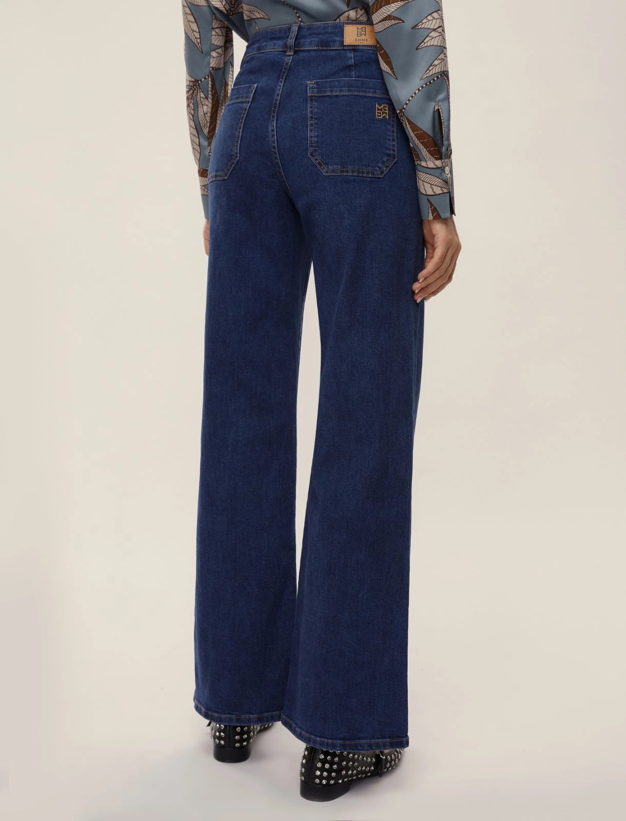 EMME MARELLA Jeans con tasche applicate - BLU