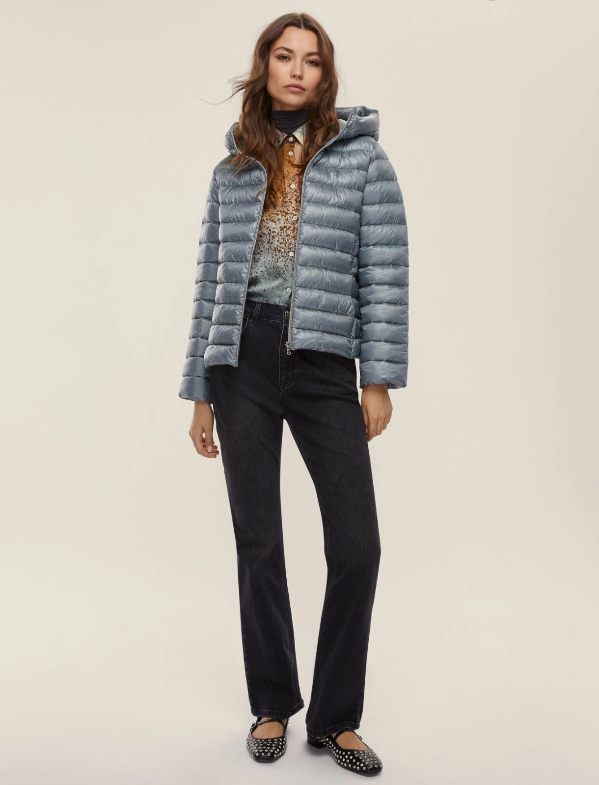 EMME MARELLA Jeans flare slim fit - NERO