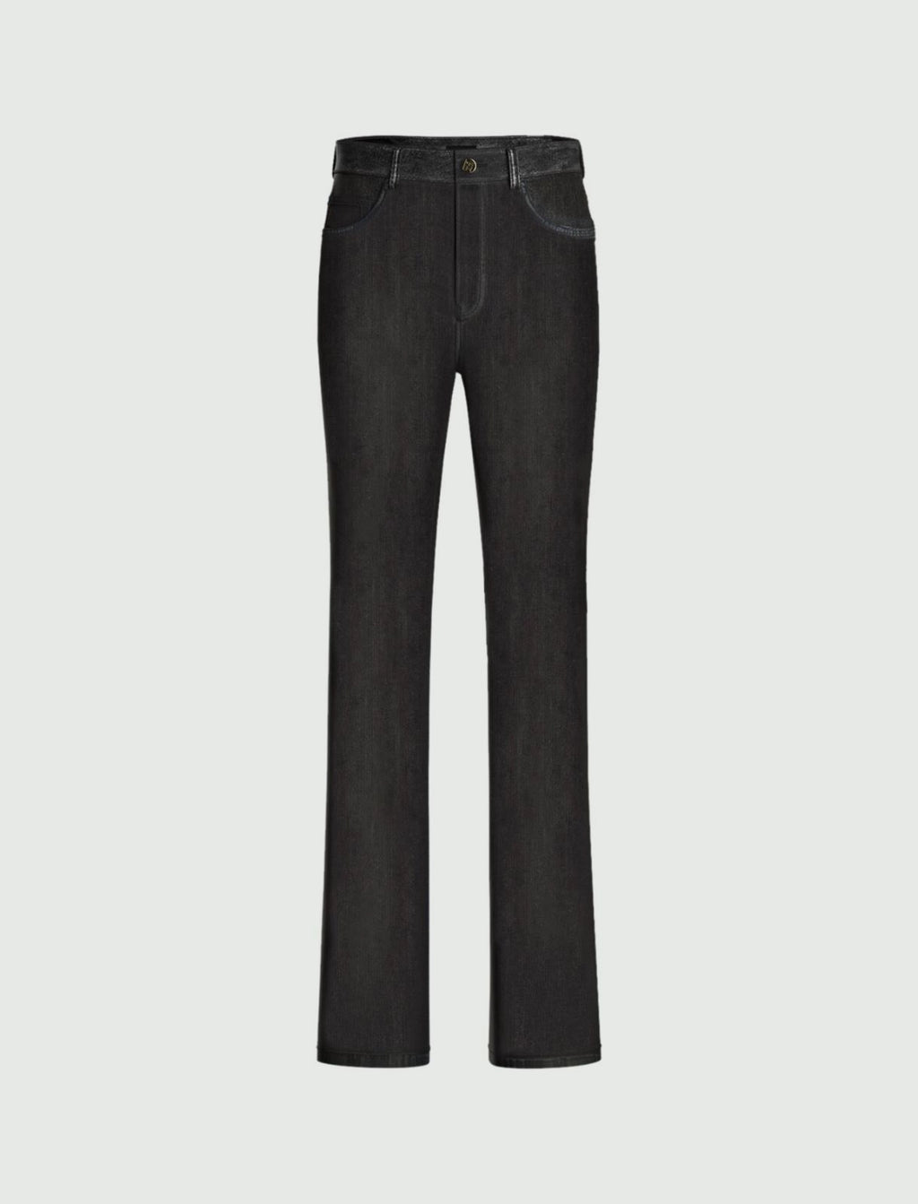 EMME MARELLA Jeans flare slim fit - NERO