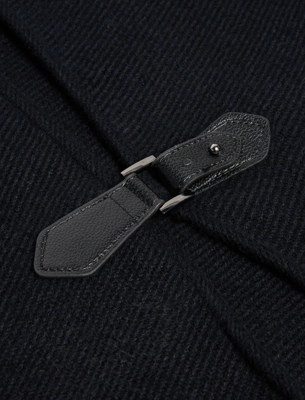 EMME MARELLA Poncho con fibbia - NERO