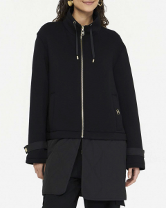 LIU JO-Giaccone scuba e trapunta removibile