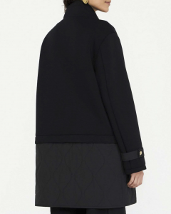 LIU JO-Giaccone scuba e trapunta removibile