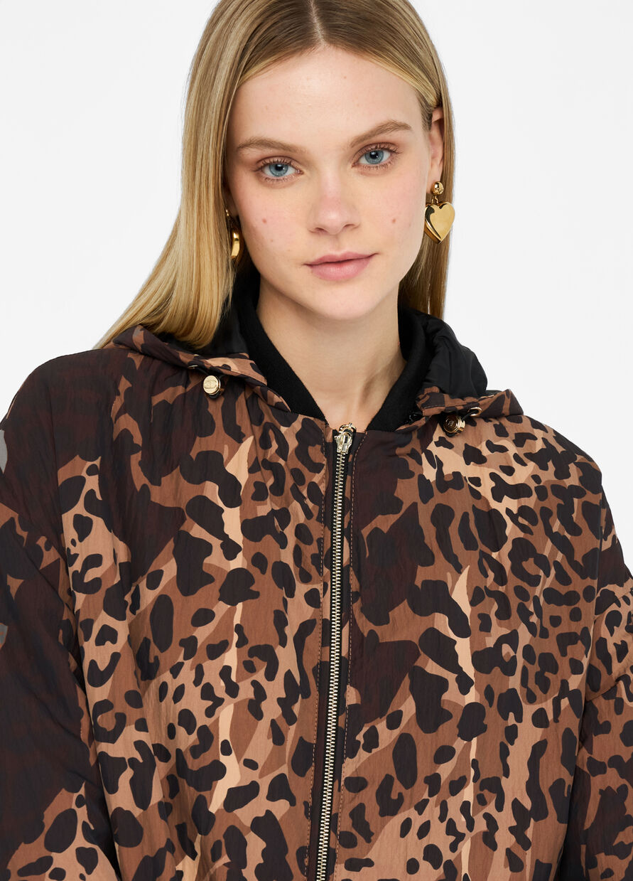 LIU JO Giacca animalier in nylon