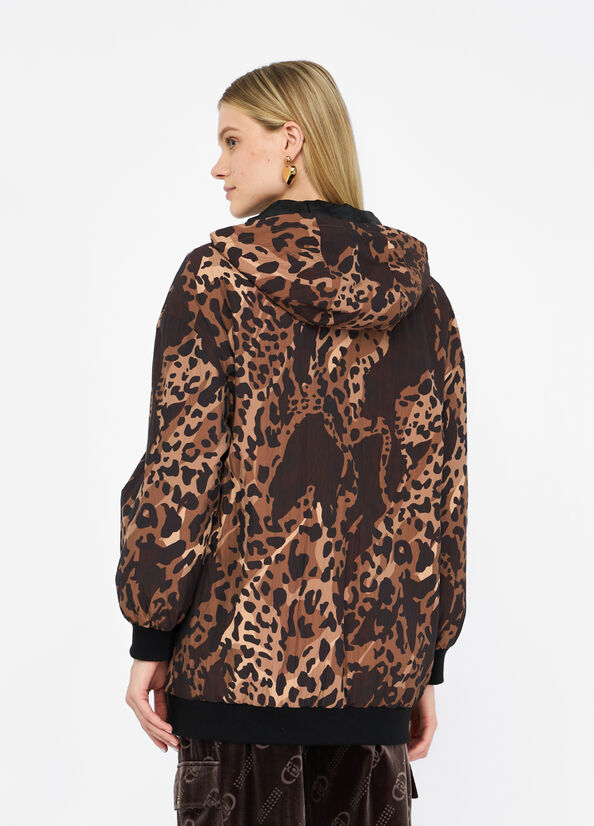 LIU JO Giacca animalier in nylon