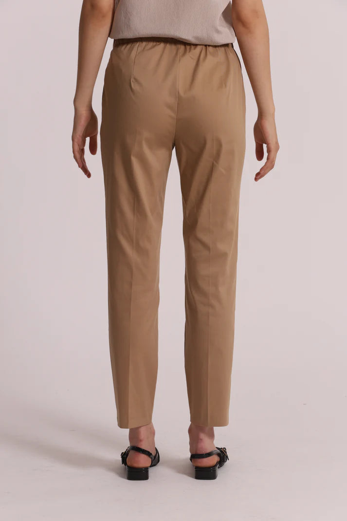 MIMIMUA - PANTALONE IN COTONE CON ELASTICO