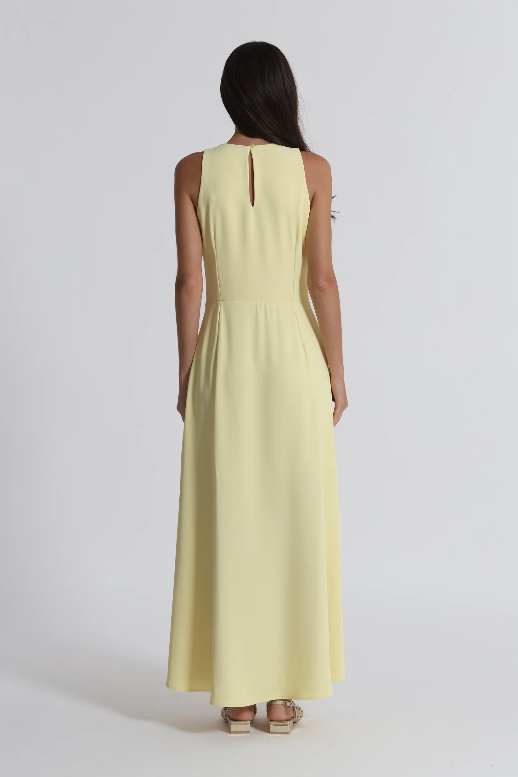 MIMIMUA - ABITO MIDI CON SCOLLO A GOCCIA