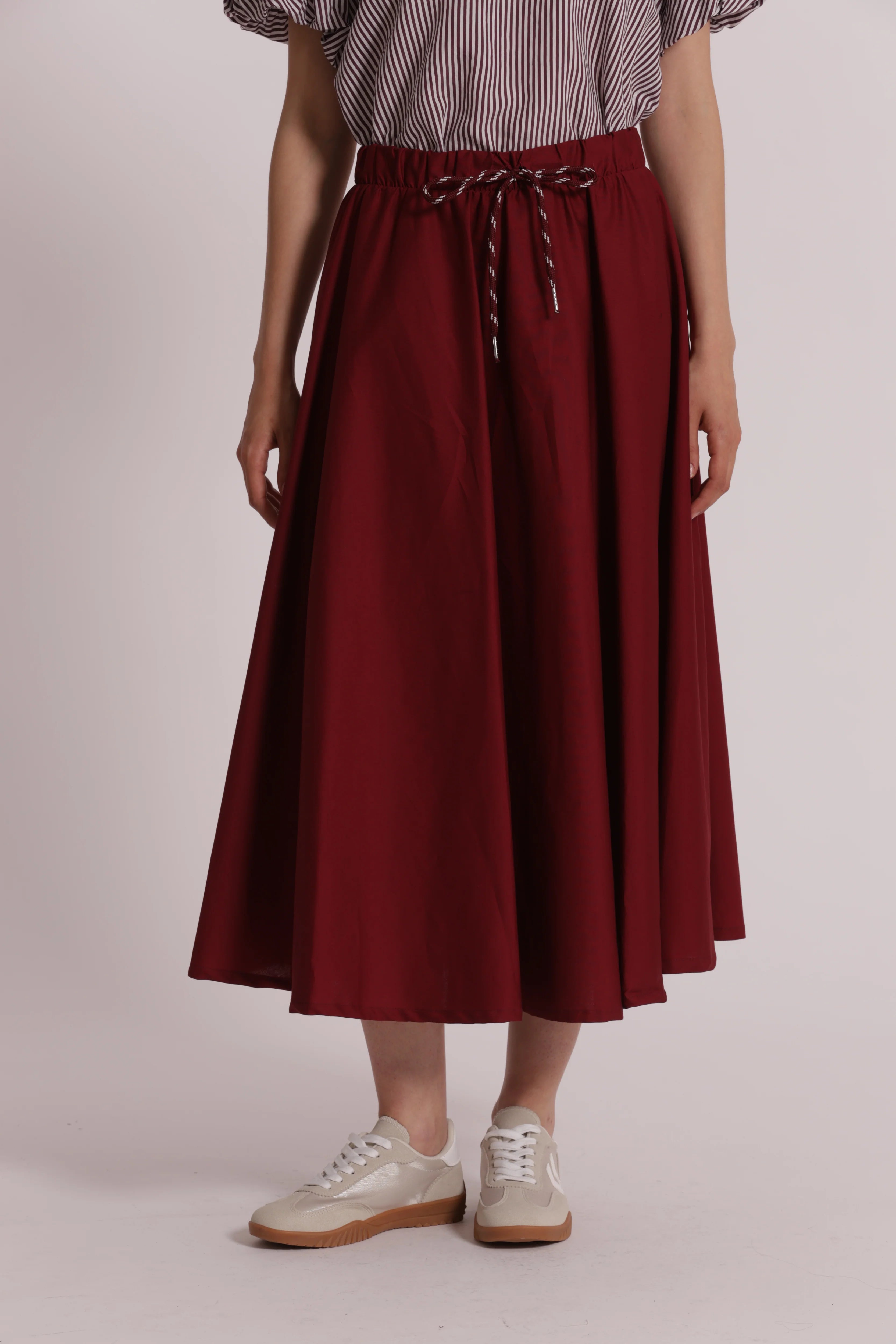 MIMIMUA - GONNA MIDI CON ELASTICO IN VITA