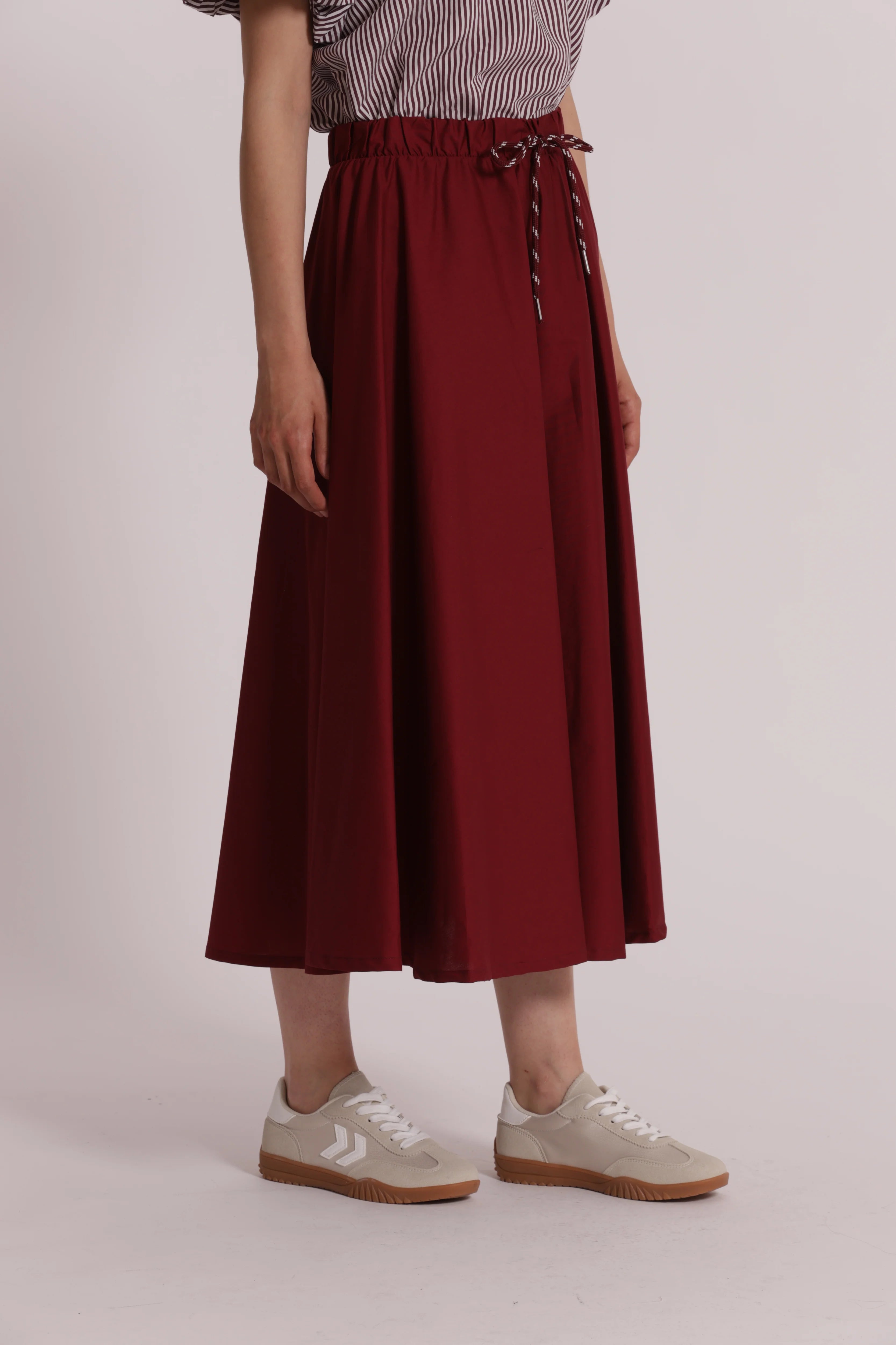 MIMIMUA - GONNA MIDI CON ELASTICO IN VITA