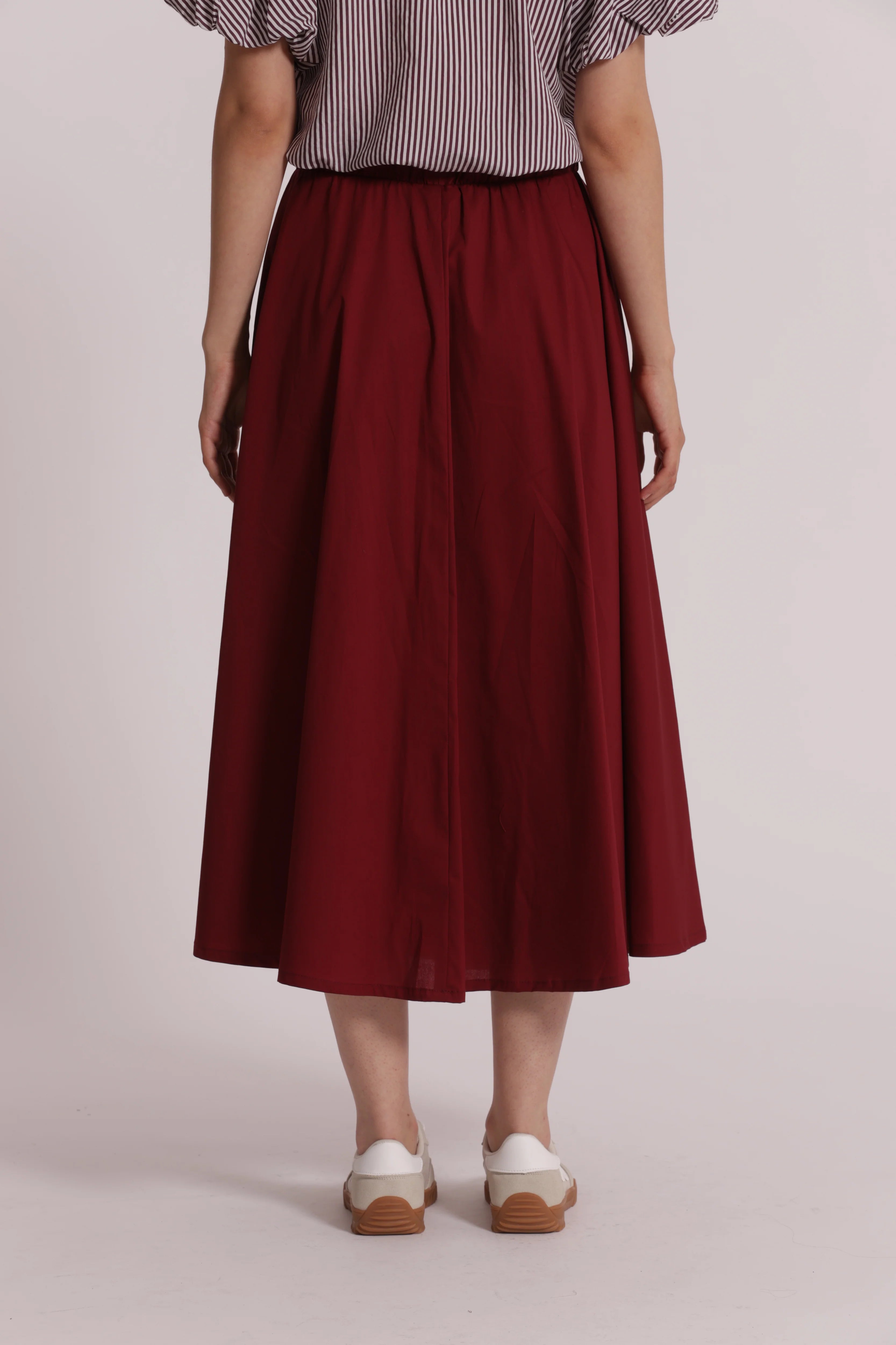 MIMIMUA - GONNA MIDI CON ELASTICO IN VITA