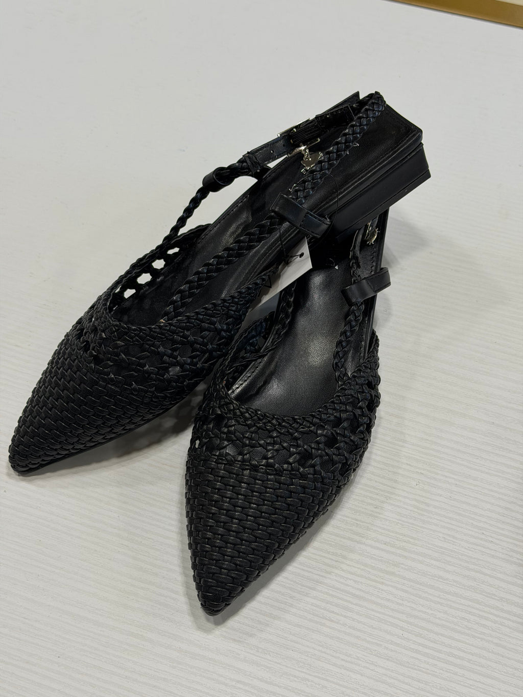 MIMIMUA - Slingback donna intrecciate a punta