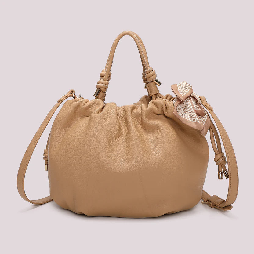 Mimì Muà - Borsa a mano con tracolla e charms