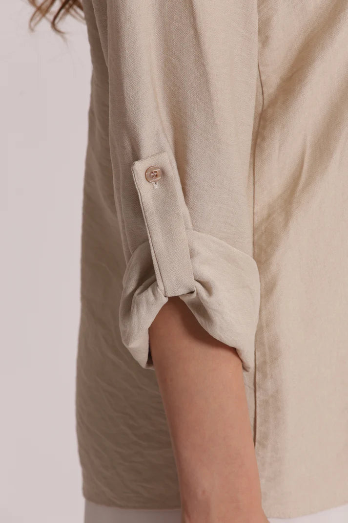 MIMIMUA - BLUSA CON MANICHE A TRE QUARTI