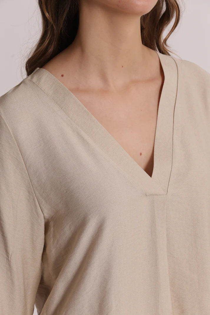 MIMIMUA - BLUSA CON MANICHE A TRE QUARTI