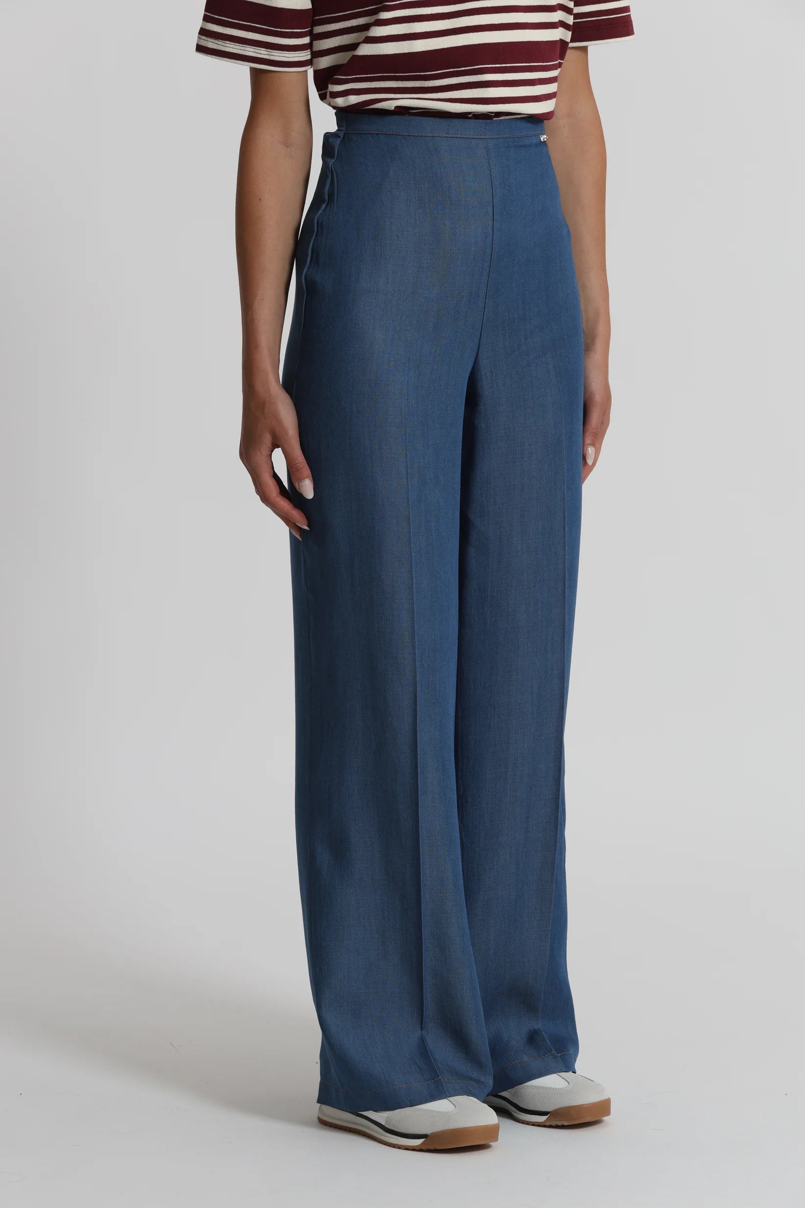 MIMIMUA - PANTALONE LUNGO IN DENIM