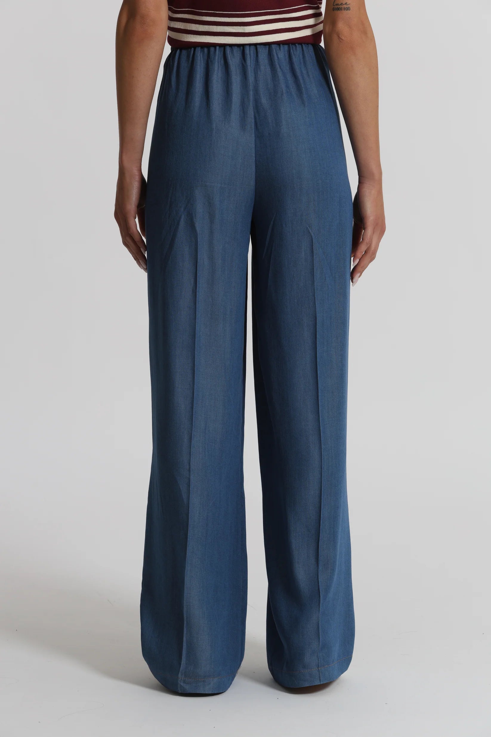 MIMIMUA - PANTALONE LUNGO IN DENIM