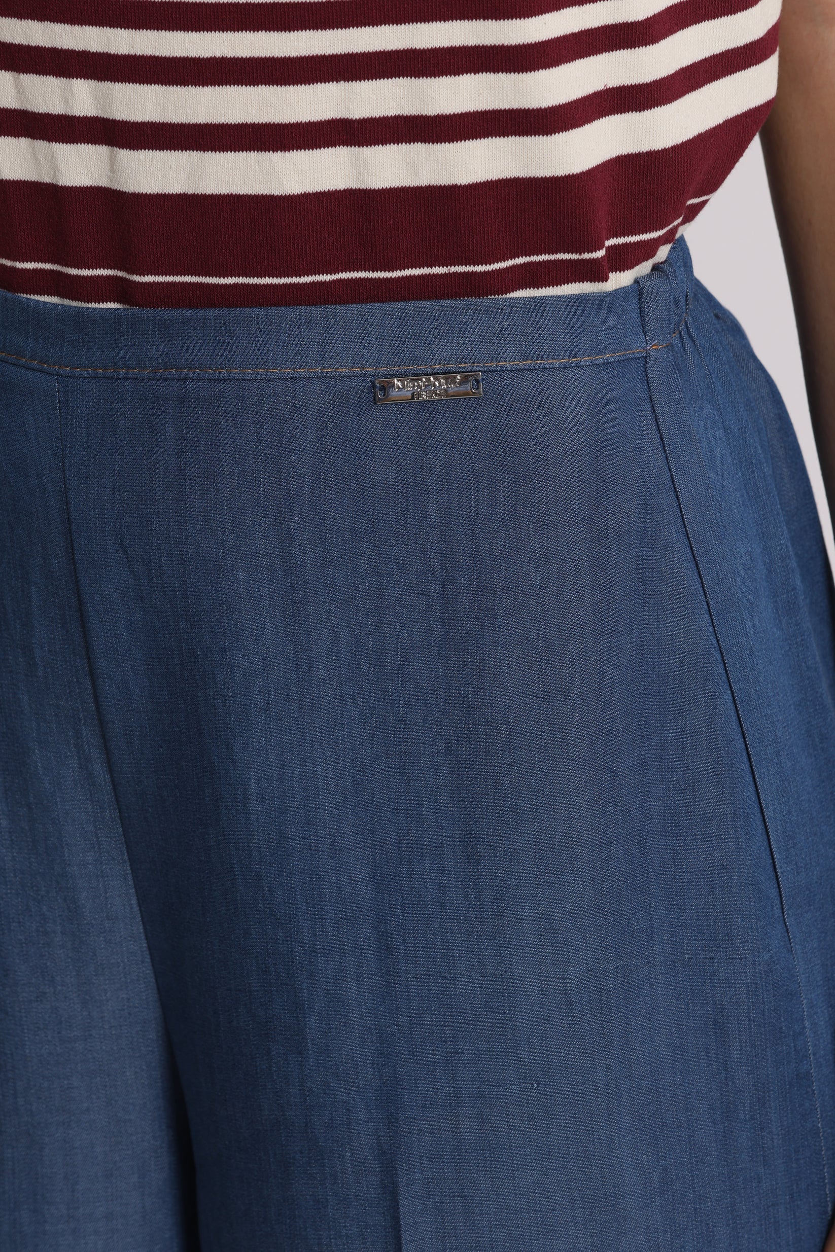 MIMIMUA - PANTALONE LUNGO IN DENIM