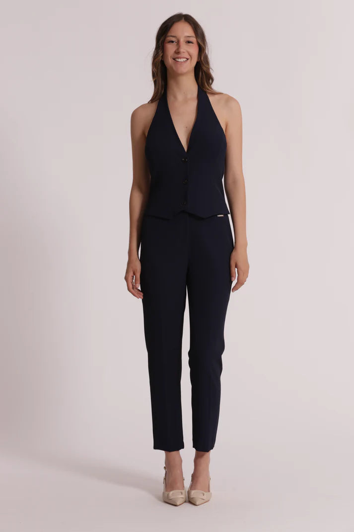 MIMIMUA - Pantalone con elastico in vita