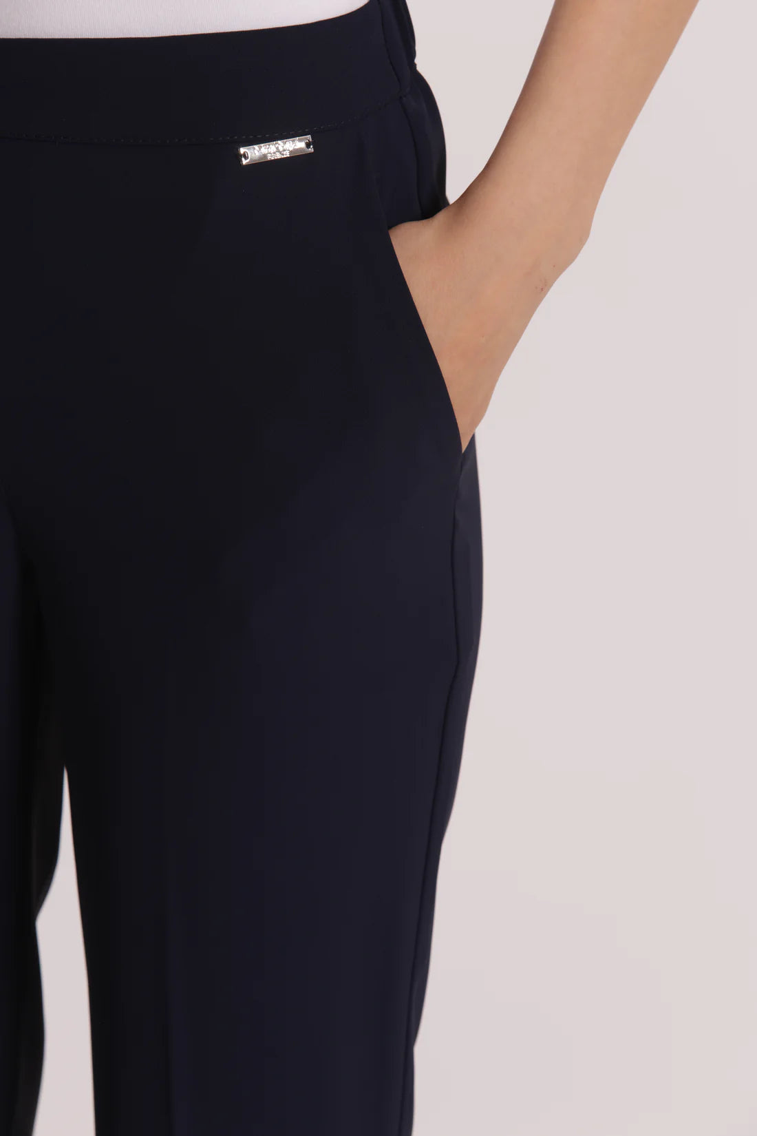 MIMIMUA - Pantalone con elastico in vita