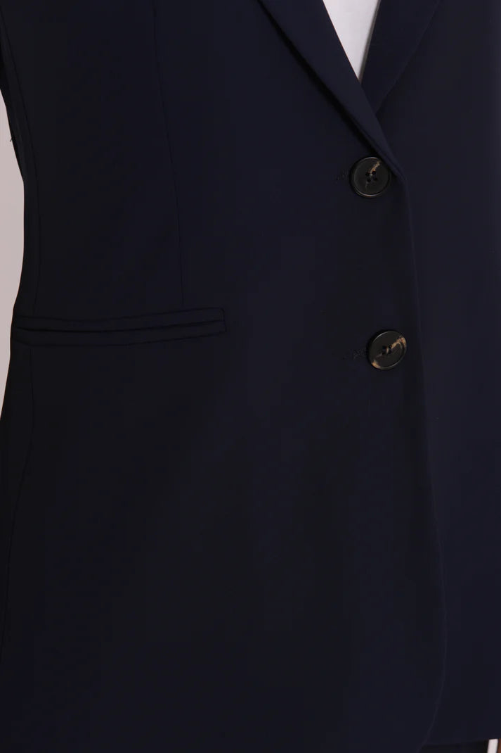 MIMIMUA - Gilet lungo blu