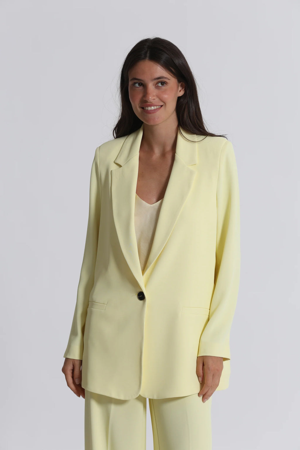 MIMIMUA - BLAZER OVER GIALLO BURRO