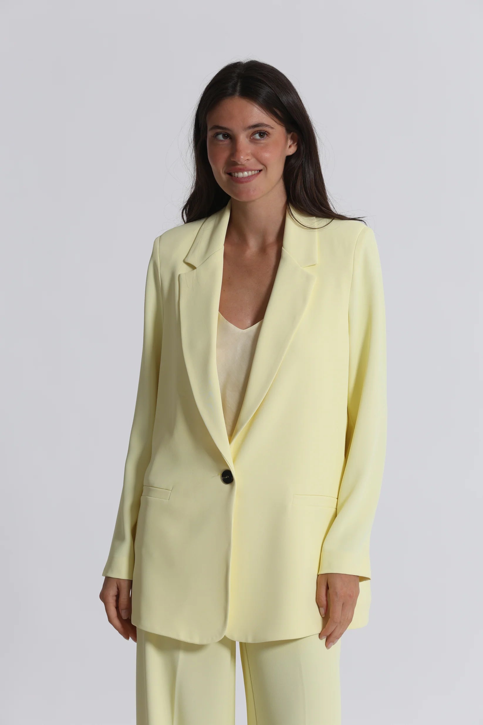 MIMIMUA - BLAZER OVER GIALLO BURRO