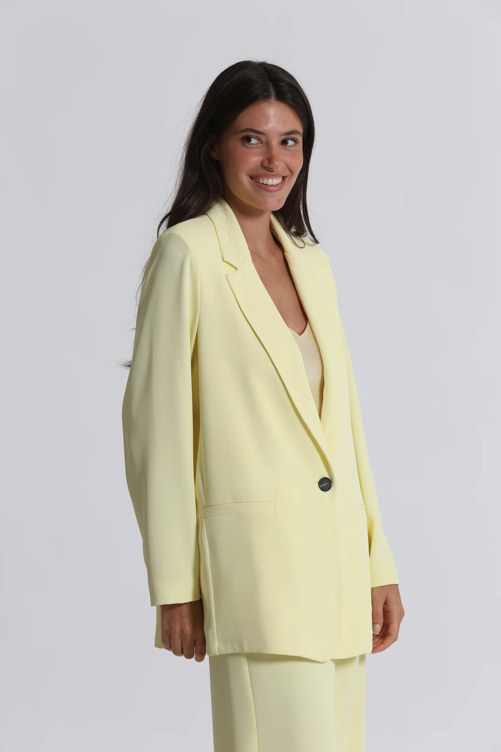MIMIMUA - BLAZER OVER GIALLO BURRO