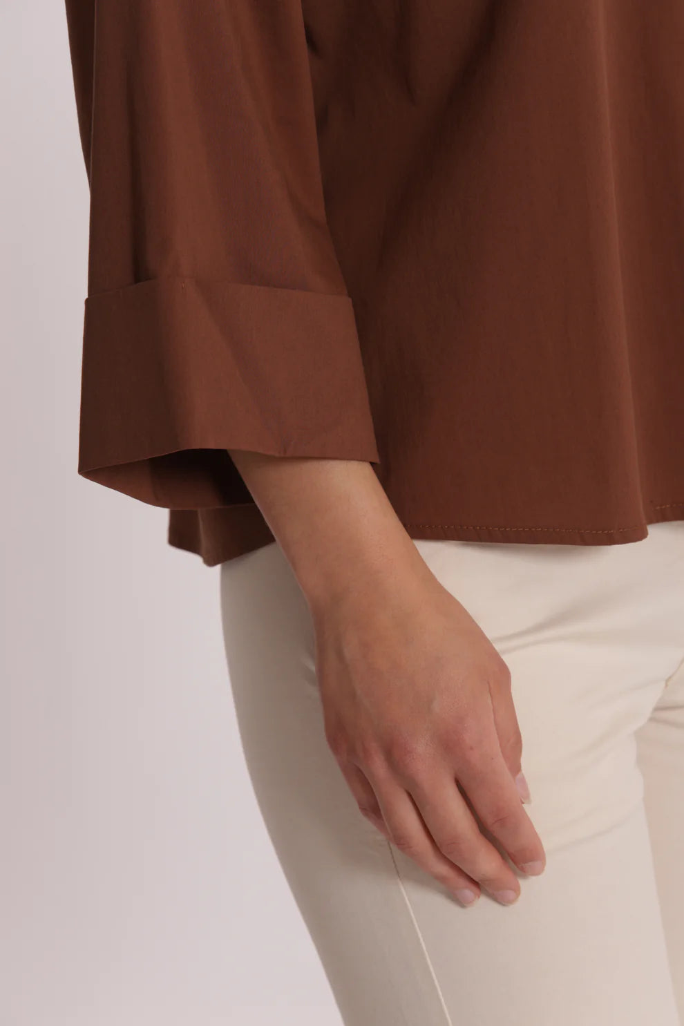 MIMIMUA - CAMICIA A MANICHE AMPIE