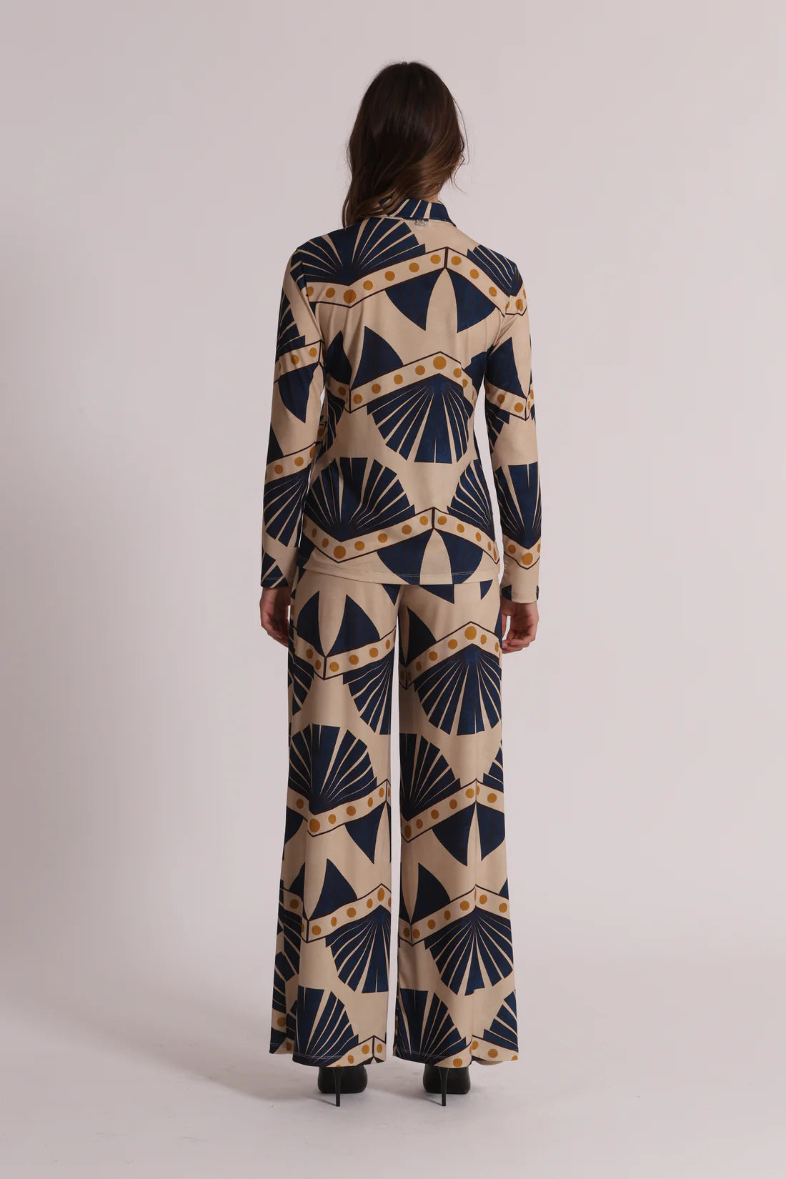 MIMIMUA - CAMICIA A MANICHE LUNGHE IN ITY IN FANTASIA