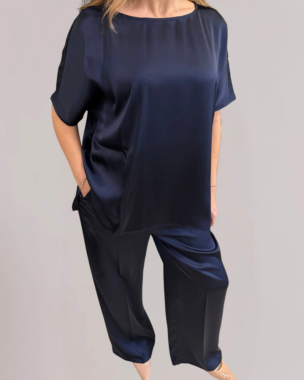 EMME MARELLA - BLUSA MARELLA IN RASO