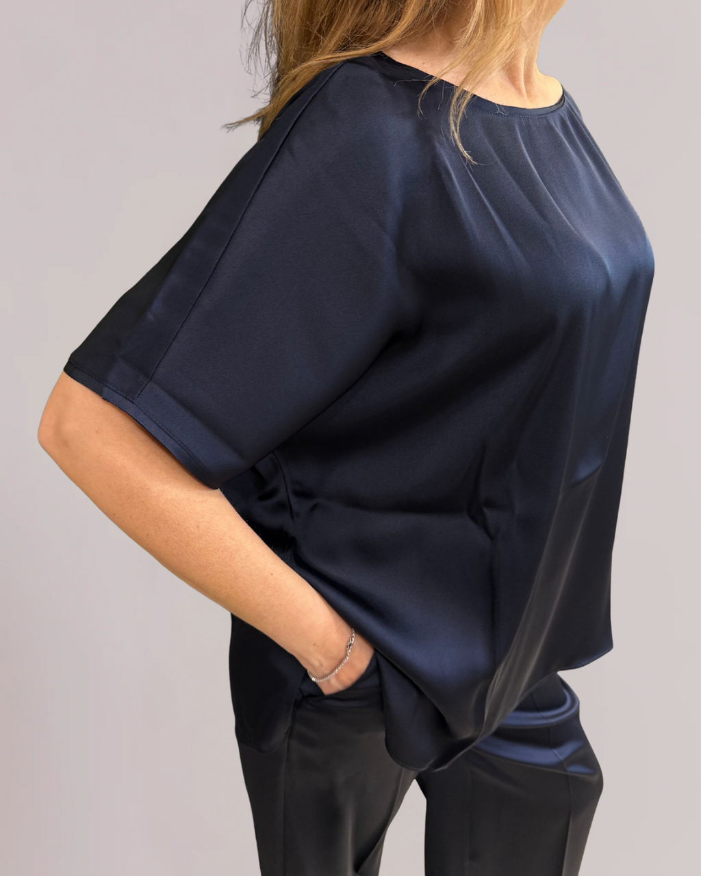 EMME MARELLA - BLUSA MARELLA IN RASO