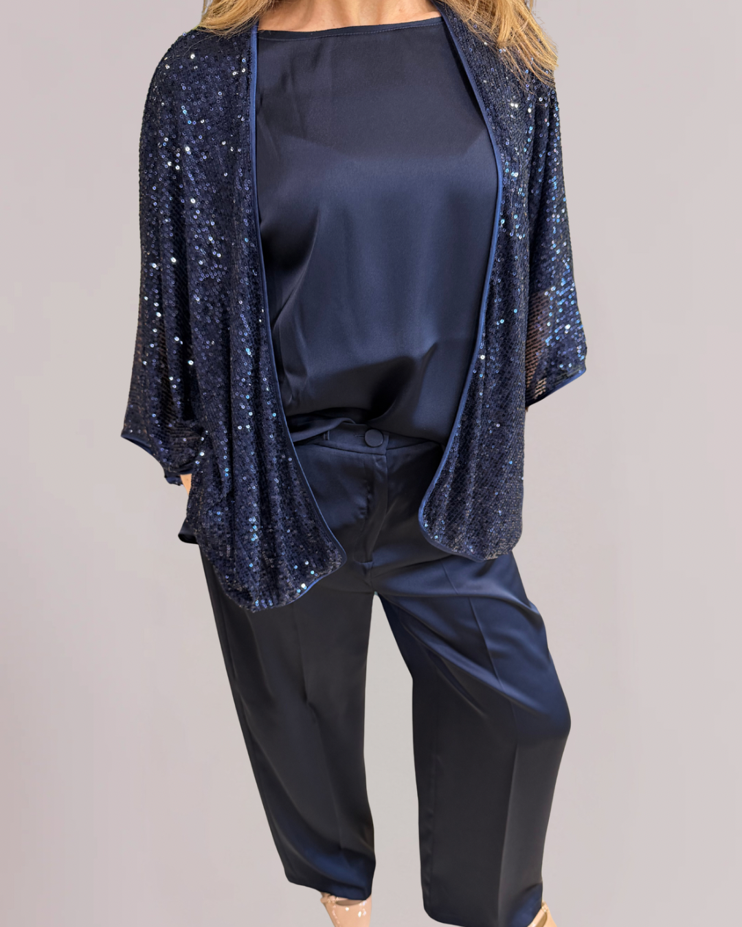 EMME MARELLA - PANTALONE IN RASO