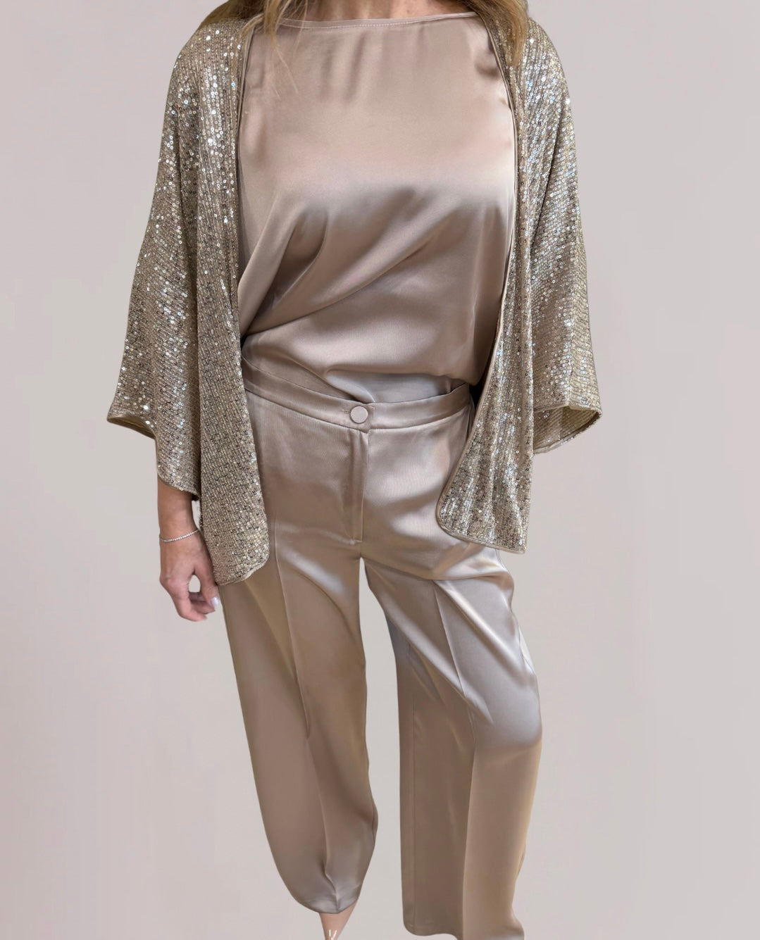 EMME MARELLA - PANTALONE IN RASO