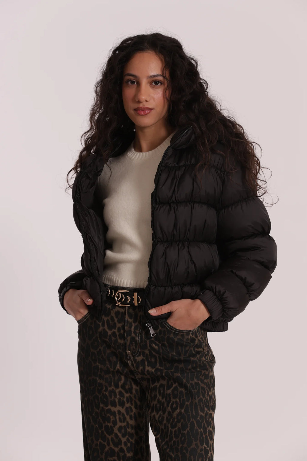 MIMI MUA piumino corto nero