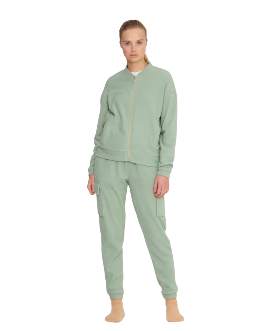 Tuta Donna in Pile con Zip