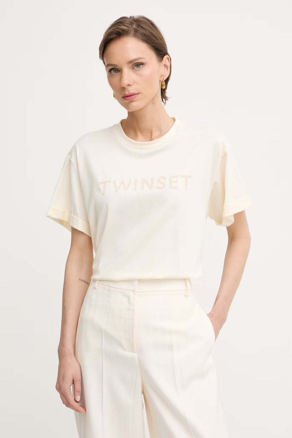 TWINSET - T-shirt da donna in cotone